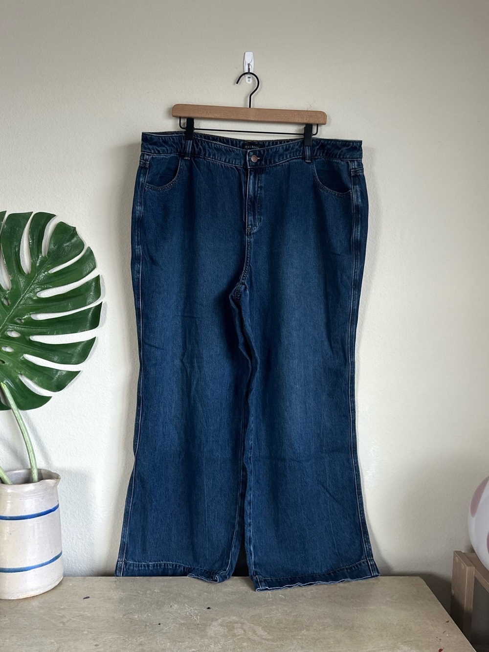 Talbots Classic Jean Wide Leg Trouser